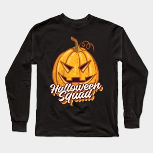 Pumpkin Halloween Squad Long Sleeve T-Shirt